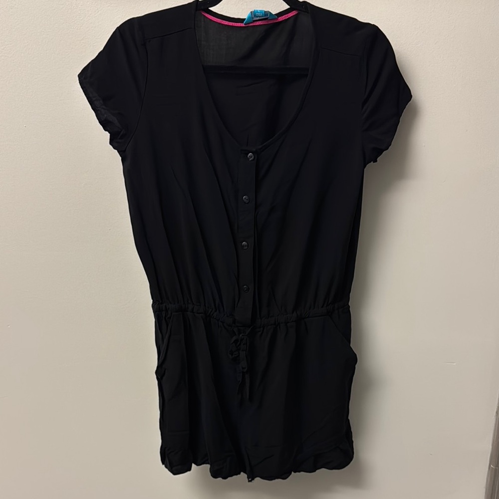 L Amour Romper Size L Color Black